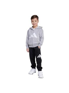 Chandal Baby adidas BL FL Gris/Negro