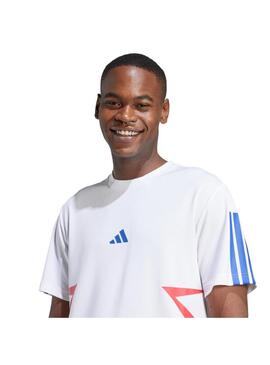 Camiseta Hombre adidas Tiro CB Blanco/Royal