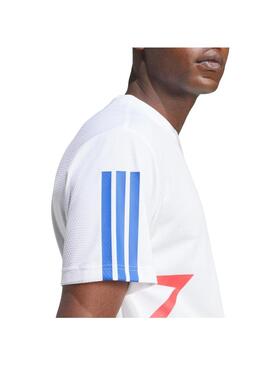 Camiseta Hombre adidas Tiro CB Blanco/Royal
