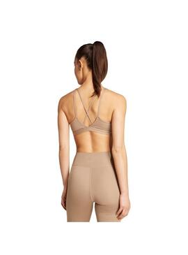 Sujetador Deportivo Mujer adidas All Me Marrón