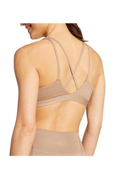 Sujetador Deportivo Mujer adidas All Me Marrón