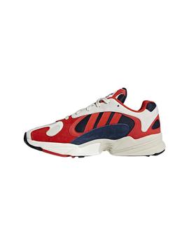 Zapatilla Hombre adidas Yung-1  Roja/ Beige
