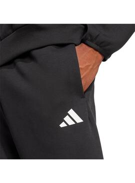 Pantalón Hombre adidas FL Negro/Blanco