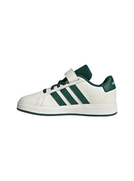 Zapatilla Niño/a adidas Grand Court Beige Verde