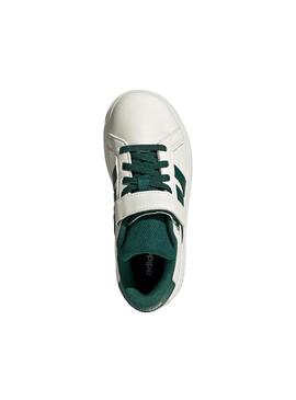 Zapatilla Niño/a adidas Grand Court Beige Verde
