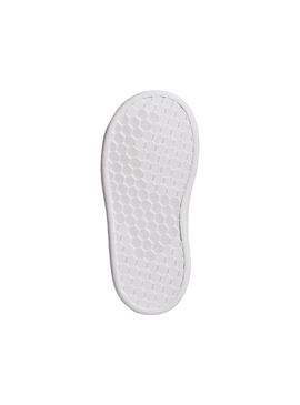 Zapatilla Niña/o adidas Advantage Blanca Rosa