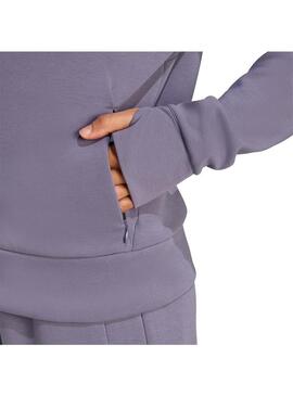 Sudadera Mujer adidas D4t Fz Violeta