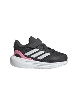Zapatilla Baby adidas Runfalcon 5 EL Negro/Rosa