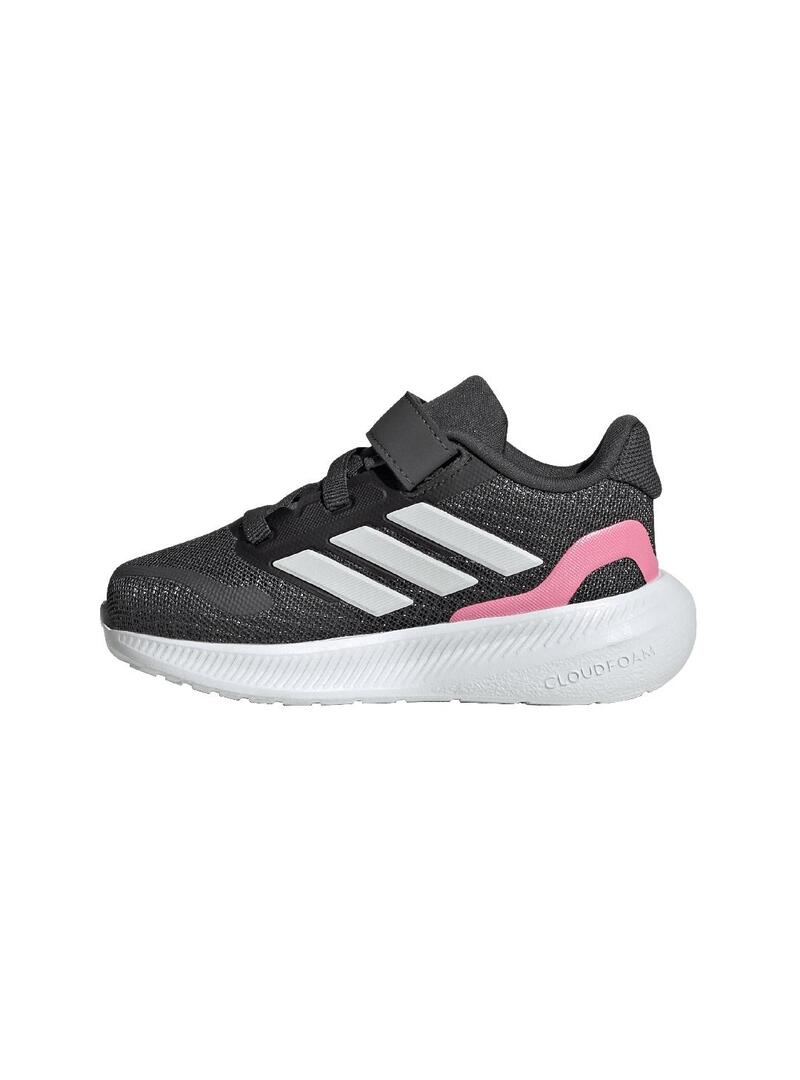 Zapatilla Baby adidas Runfalcon 5 EL Negro/Rosa