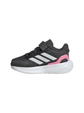 Zapatilla Baby adidas Runfalcon 5 EL Negro/Rosa