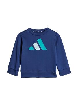 Chandal Baby adidas Bl Fl Jog Azul Verde