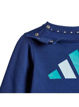 Chandal Baby adidas Bl Fl Jog Azul Verde