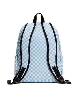 Mochila Unisex Vans Old Skool Cuadros Verde Blanca