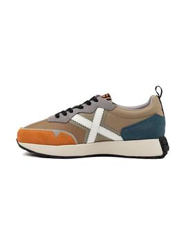 Zapatilla Hombre Munich Xemine 83 Dorada Camel