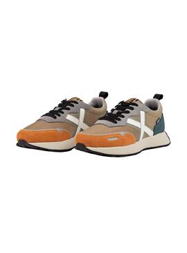 Zapatilla Hombre Munich Xemine 83 Dorada Camel
