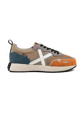 Zapatilla Hombre Munich Xemine 83 Dorada Camel