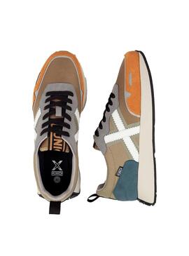 Zapatilla Hombre Munich Xemine 83 Dorada Camel