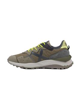 Zapatilla Hombre Munich Shibuya 31 Tostada Fluor