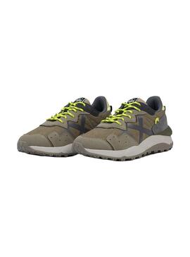 Zapatilla Hombre Munich Shibuya 31 Tostada Fluor