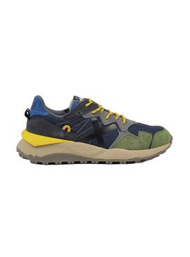 Zapatilla Hombre Munich Shibuya 32 Azul Verde Gris