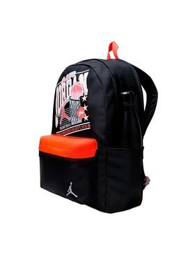 Mochila Unisex Jordan Negro Rojo