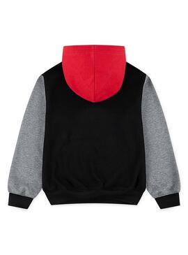 Sudadera Niño/a Jordan Brooklyn Negra Roja
