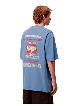 Camiseta Hombre Carhartt WIP Arcan Azul
