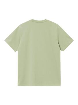 Camiseta Hombre Carhartt WIP Pocket Verde