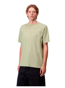 Camiseta Hombre Carhartt WIP Pocket Verde