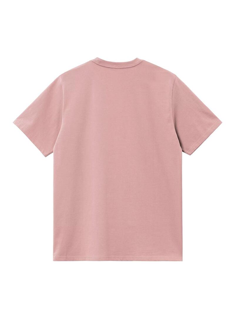 Camiseta Hombre Carhartt WIP Pocket Rosa