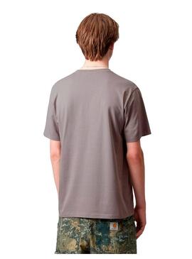 Camiseta Hombre Carhartt WIP Pocket Gris