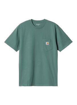 Camiseta Hombre Carhartt WIP Pocket Verde