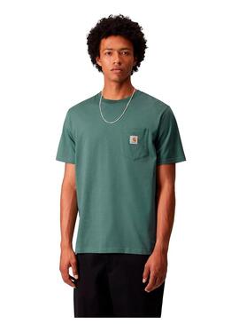 Camiseta Hombre Carhartt WIP Pocket Verde