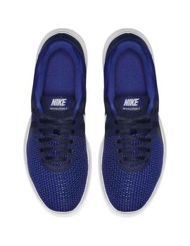 Zapatilla Nike Revolution 4 Hombre Azul