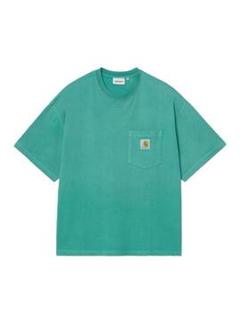 Camiseta Hombre Carhartt WIP Hudson Verde