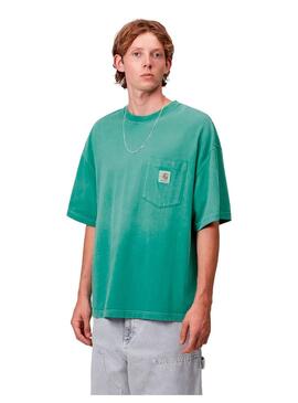 Camiseta Hombre Carhartt WIP Hudson Verde