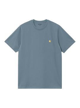 Camiseta Hombre Carhartt WIP Chase Azul