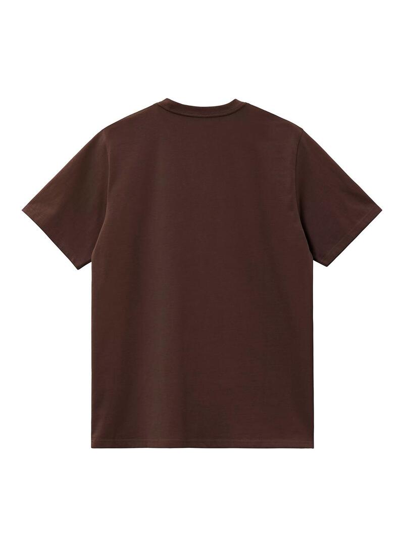 Camiseta Hombre Carhartt WIP Chase Marron