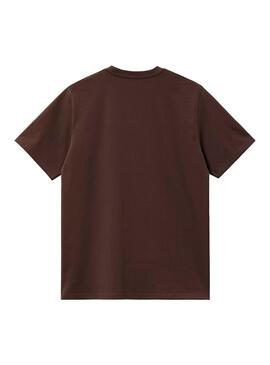 Camiseta Hombre Carhartt WIP Chase Marron