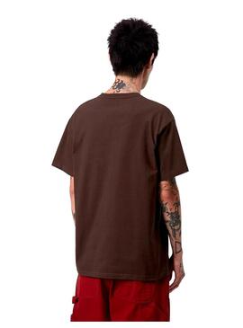 Camiseta Hombre Carhartt WIP Chase Marron