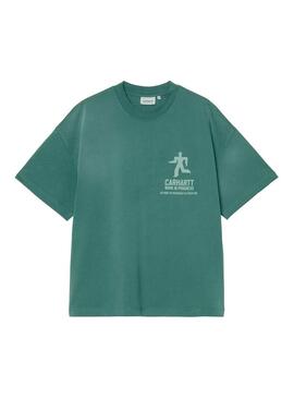 Camiseta Hombre Carhartt WIP Distance Verde