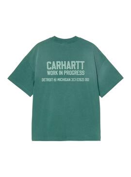 Camiseta Hombre Carhartt WIP Distance Verde