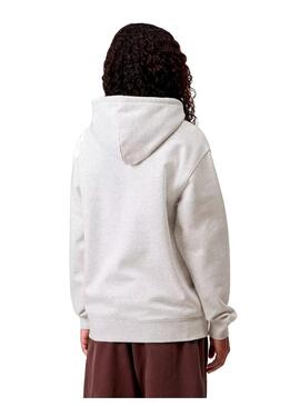 Sudadera Mujer Carhartt WIP Hooded Gris