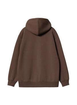 Sudadera Mujer Carhartt WIP Hooded Marron Rosa