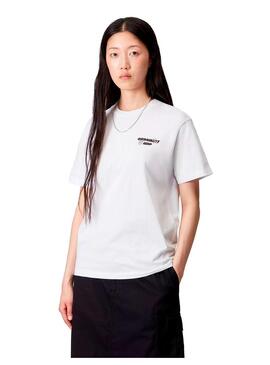 Camiseta Mujer Carhartt WIP Wiptopia Blanca