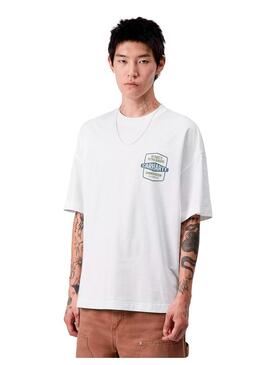 Camiseta Hombre Carhartt WIP Networks Blanca Azul