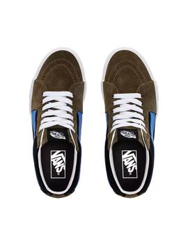 Zapatilla Mujer Vans Sk8-Mid Vintage Sport Ver/Azu