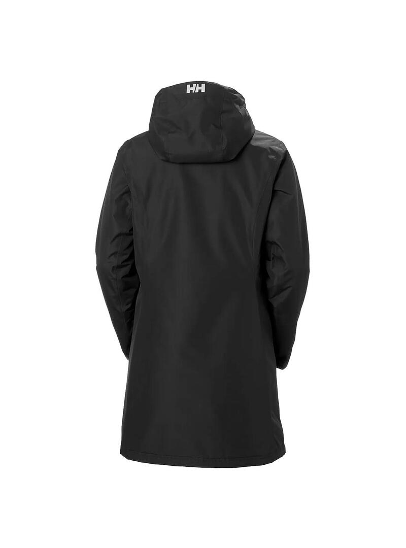 Chubasquero Mujer Helly Hansen Long Belfast Negra