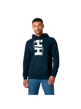 Sudadera Hombre Helly Hansen Core Graphic Marino