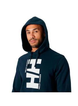 Sudadera Hombre Helly Hansen Core Graphic Marino